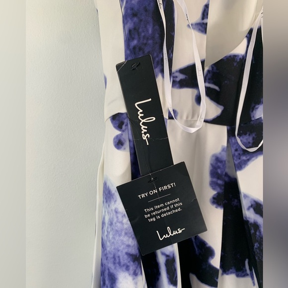 NWT Lulus “Seeing Chic” sleeveless skater dress size XS - Picture 3 of 3